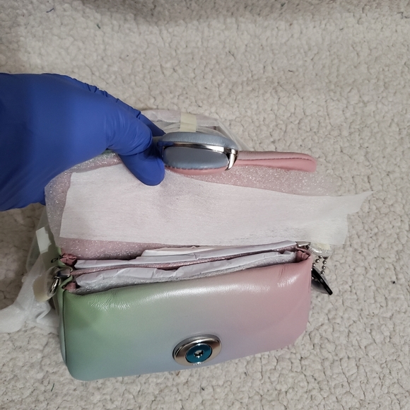 COACH Pillow Tabby Ombré Leather Shoulder Bag 18 - Picture 5 of 10